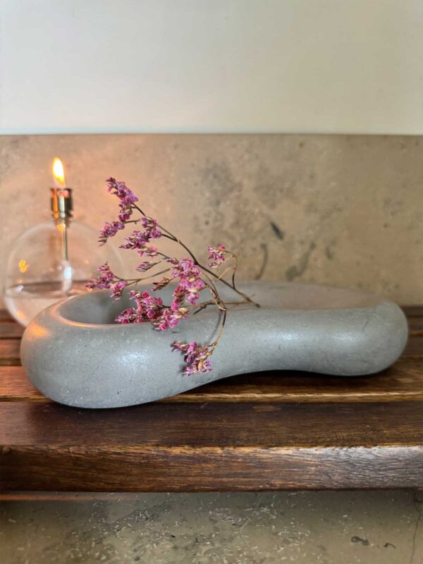 Betongfat Organiskt Lexor Granitgrå