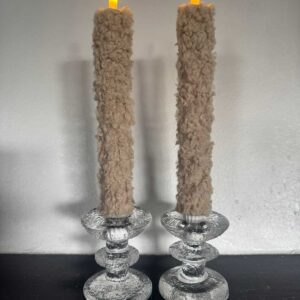 Kronljus beige korthårig päls