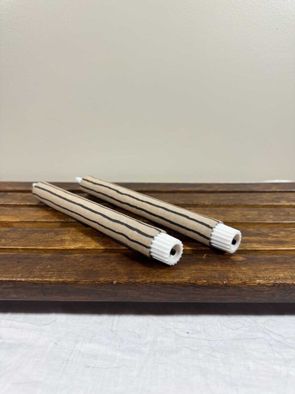 Kronljus beige randig