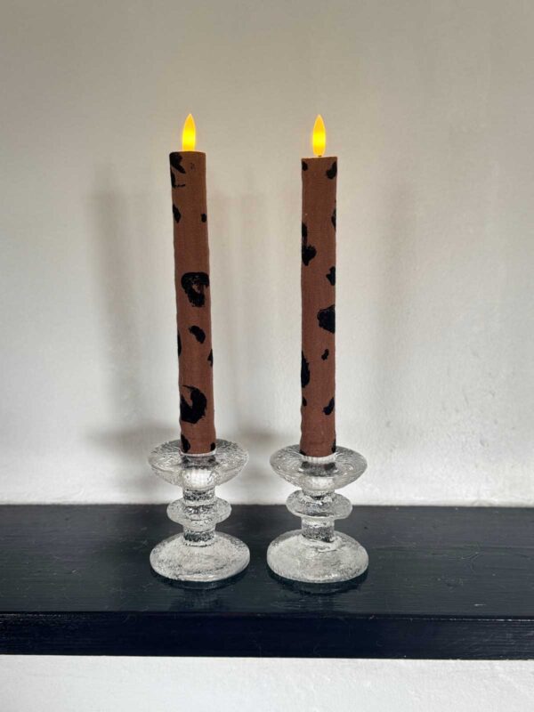 Kronljus brun linne leopard