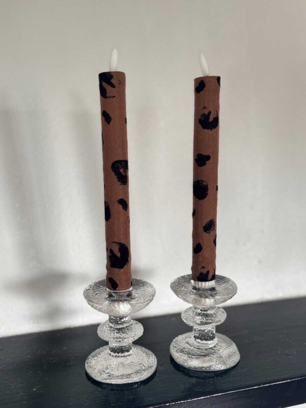 Kronljus brun linne leopard