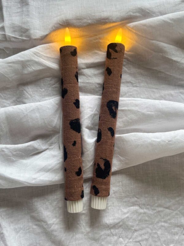 Kronljus brun linne leopard