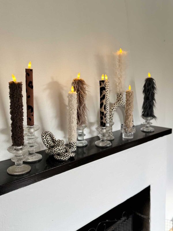 Kronljus brun linne leopard