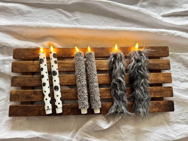 Kronljus grå korthårig päls