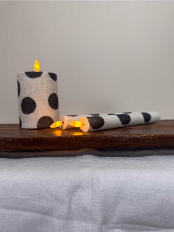 Kronljus vit storprickig