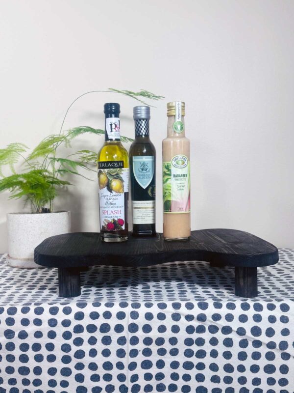 Träbricka balans medium svart