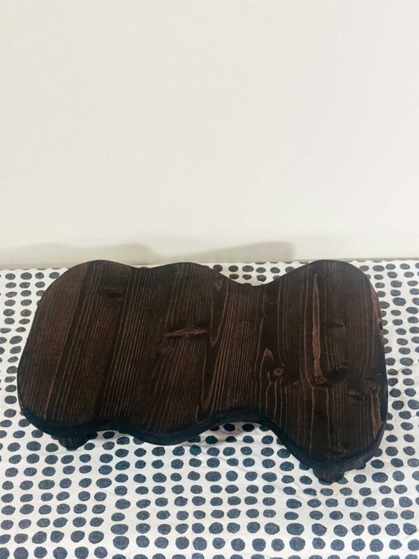 Träbricka balans medium svart