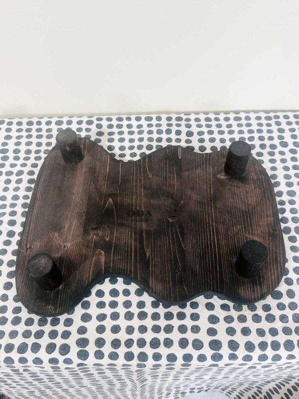 Träbricka balans medium svart